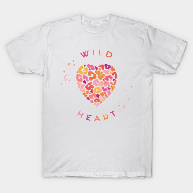 Wild Heart T-Shirt by CarlyWatts
